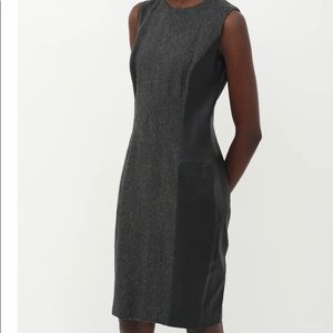 New Ralph Lauren Black Label Womens Size 2 Wool Cashmere Blend Sheath Dress
